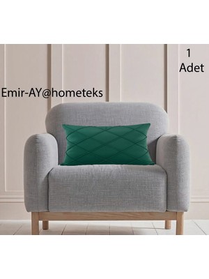 Emir-Ay@hometeks Kapitoneli Kırlent Kılıfı ,yastık Kılıfı ( Leke Tutmayan Silinebilir Kadife )