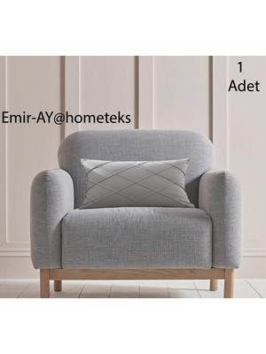 Emir-Ay@hometeks Kapitoneli Kırlent Kılıfı ,yastık Kılıfı ( Leke Tutmayan Silinebilir Kadife )