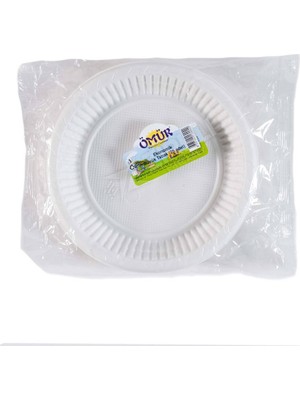 2 Adet Deva Ömür Plastik Tabak Büyük 25'li Eko