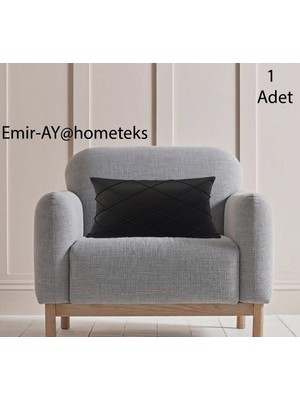 Emir-Ay@hometeks Kapitoneli Kırlent Kılıfı ,yastık Kılıfı ( Leke Tutmayan Silinebilir Kadife )