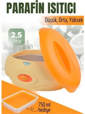 Marsilyan Parafin Ağda Isıtıcı 750 ml Parafin Seti El ve Ayak Cilt Bakımı Için