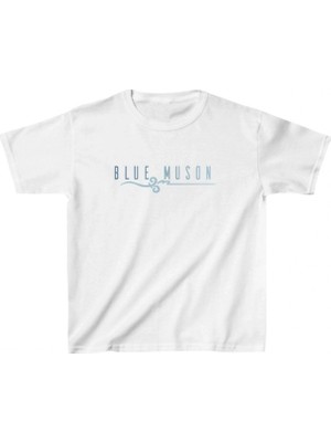 Marsilyan Çocuk Baskılı T-Shirt - Beyaz