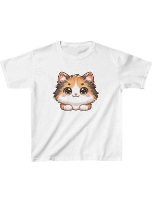 Marsilyan Çocuk Baskılı T-Shirt - Beyaz