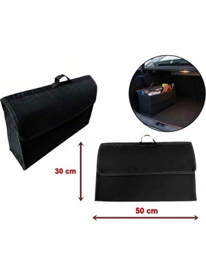 Twin Store Halı Bagaj Çantası Avadanlık Düzenleyici Organizer 30X50CM Siyah