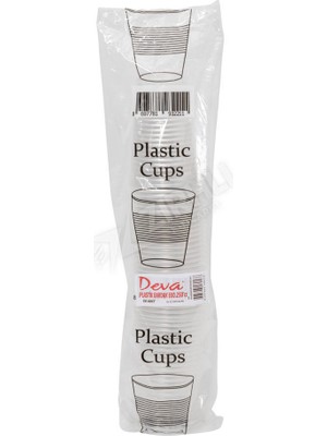5 Adet Deva 250'CC Plastik Bardak 50'li Eko