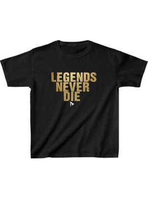 Marsilyan Baskılı T-Shirt - Siyah -