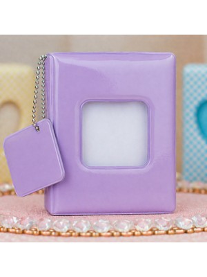 Nobbystar 41 Fotoğraf Kapasiteli İnstax Mini Polakart Mor Fotoğraf Albümü