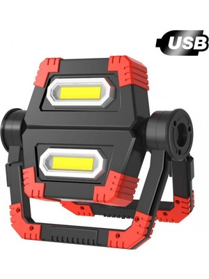 Marsilyan Br S100 30W Cob LED USB Projektör El Feneri