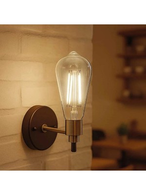Orbus Stc 6W Clear LED Filament Ampul E27 | 2700K Sıcak Işık 600LM