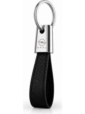 SAVEK Lüks Opel Anahtarlık Metal Deri – Premium Şık Tasarım 11 x 2 cm Çift Tarafı Logolu Araba Aksesuar