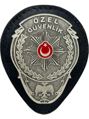 Trend Cüzdan Özel Güvenlik Gümüş Kaplama Kemer Rozeti