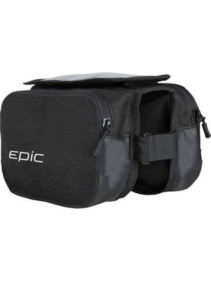 Epic Kambal Telefonluklu Kadro Üstü Heybe Çanta Siyah Dokunmatik Telefonluklu Özellikli