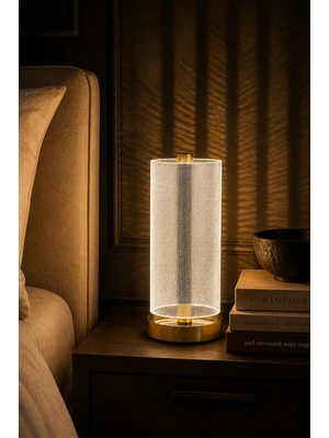 Mars Concept Nokta Desenli LED Masa Lambası 3 Işık Modlu Modern Dekoratif Abajur