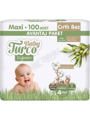Baby Turco Doğadan Avantaj Paket Maxi 100'LÜ