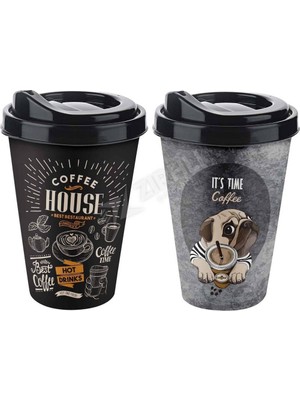 5 Adet Titiz Coffee Bardak 400 ml AP-9122