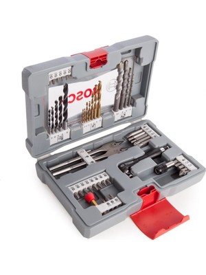 Bosch  2608P00233 Premium X-Line 49 Parça Matkap ve Vidalama Seti Uzun Ömürlü Tasarım ve Metal Ahşap Beton Uyumlu