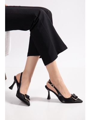 Suins Shoes Suins Astelia Model Tokalı Kadın Stiletto Ayakkabı