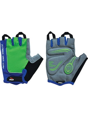 Voit 7070 Fitness Eldiveni Amara Malzemeden Üretilmiş Unisex Kullanım İçin Yeşil Renkli