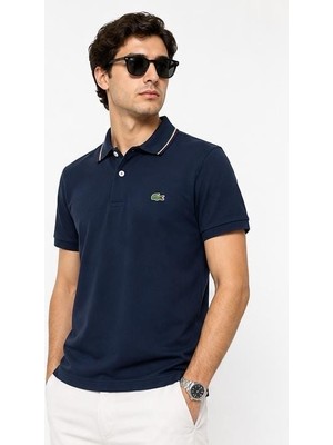 Lacoste  Polo Yaka Lacivert  Regular Fit