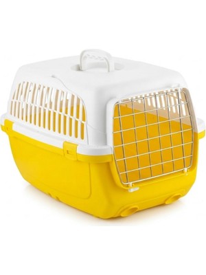 Trivogue Taşınabilir Kedi ve Köpek Taşıma Çantası Orta Boy- Sarı/beyaz