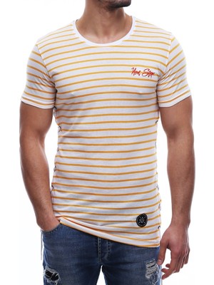 Madmext Yandan Bağcıklı Camel Tişört 2567