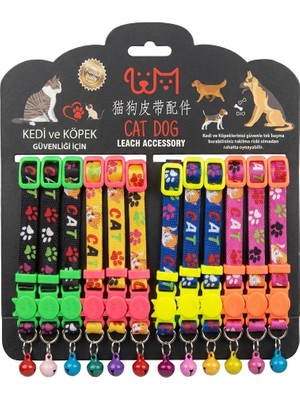 Trivogue Kedi Köpek Tasması 12LI Paket