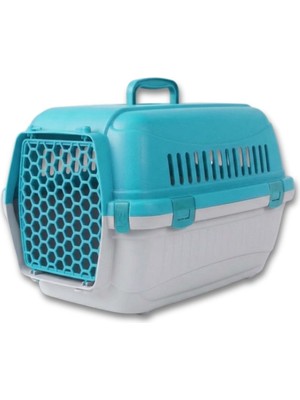 Trivogue Modern Tasarım Kedi ve Köpek Taşıma Kutusu Küçük Boy- Mavi