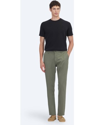Kip Haki Kumaş Jogging Fit Casual Pantolon