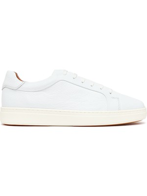 Derimod Erkek Beyaz Bağcıklı Deri Sneaker 26SFD6205FT
