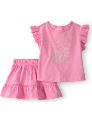 Carter's Kız Bebek 2'li Set 12 Ay-24 Ay Pembe