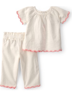 Carter's Kız Bebek Alt Üst Set 3 Ay-24 Ay Bej