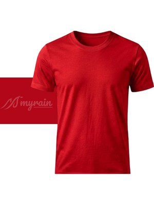 Myrain Bisiklet Yaka Basic Tişört (Slimfit)