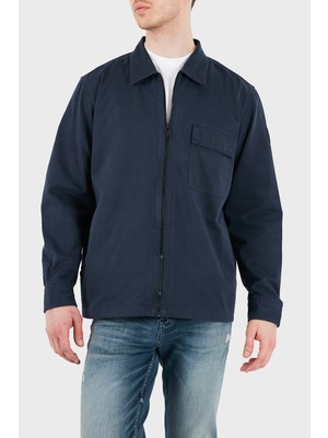 Boss % 100 Pamuk Regular Fit Fermuarlı Gömlek Erkek Gömlek 50553706 464