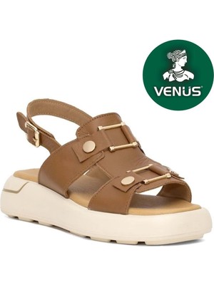 Venüs Kadın Sandalet Taba Ç