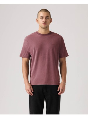 Levi's Red Tab Vintage Erkek Bordo Bisiklet Yaka T-Shirt A0637-0178