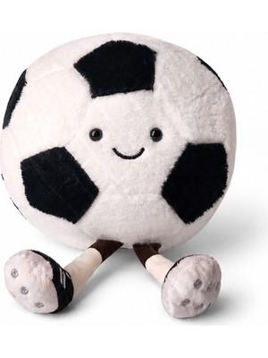 Ecrou Moontoys Ayaklı Top Yastık Siyah-Beyaz