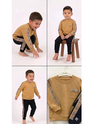 Baby Najmaddin 2-5 Yaş Cep Detaylı 2 Li Çocuk Takımı Najmaddin