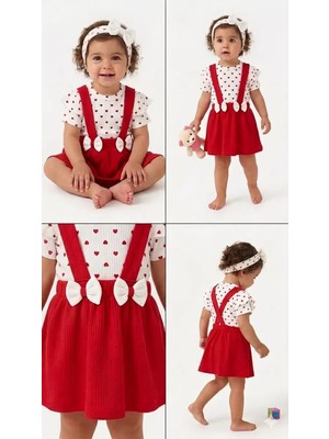 Baby Najmaddin 3-12 Ay Çıtçıtlı Badyli Salopet Bebek Takımı Najmaddin