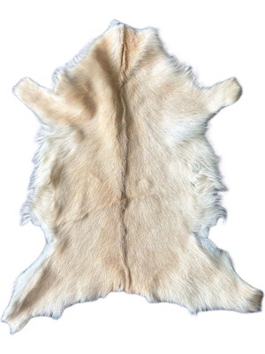 LN Leather Naturel Doğal Desenli Boyasız Dekoratif Oğlak Postu - Doğal Oğlak Postu