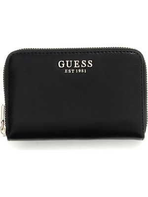 Guess Laurel Orta Boy Fermuarlı Kadın  Cüzdan SWVC7459140-BLA