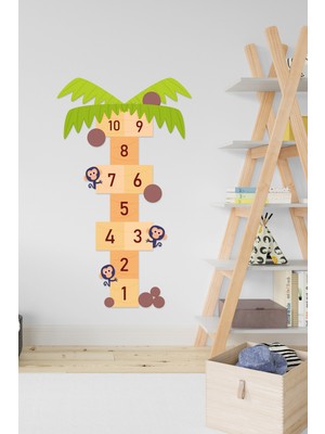 Esa Kids Rakamları Hayvanlarla Keşfet! Sayılar ve Orman Temalı Eğitici Duvar Sticker Seti