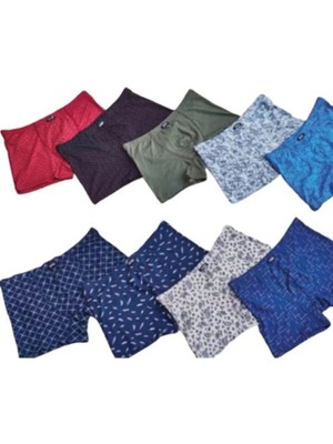 Berrak Ince Lastikli 5li Modal Boxer 4497