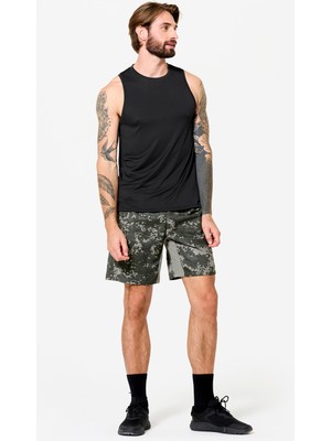 Decathlon Domyos Erkek Sporcu Atleti - Siyah