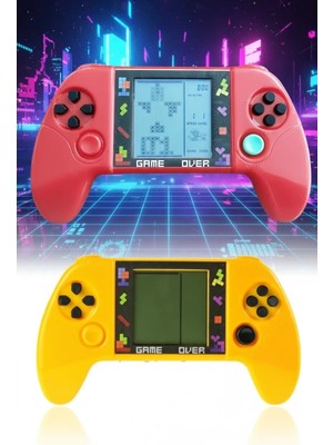 Genel Tedarik Taşınabilir Tetris Oyun Konsolu Renkli Retro Oyun Aleti Çocuklar Için Eğlenceli Mini Konsol