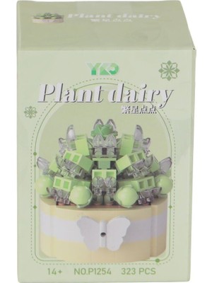 Trendy Pazars P1254 Panlos Si̇mülasyon Çi̇çek Seri̇si̇ 323 Parça Block Oyuncak