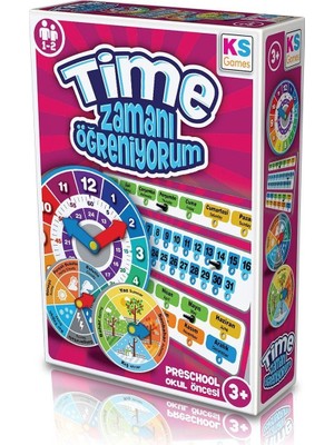 Trendy Pazars ZO234 Ks, Time- Zamanı Öğreniyorum / +3 Yaş