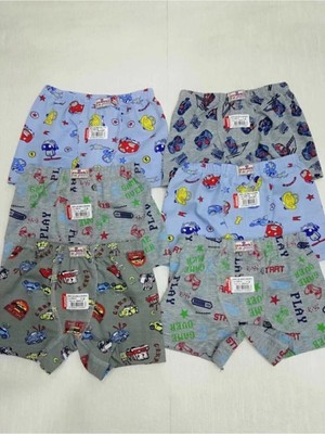 Ceylanoğlu 6'lı Paket Araba Desenli Erkek Çocuk Boxer
