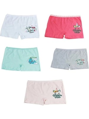 Dondeza 6'lı Paket Kız Çocuk Boxer