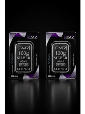 GMR 2 ADET 100 GRAM KÜLÇE GÜMÜŞ
