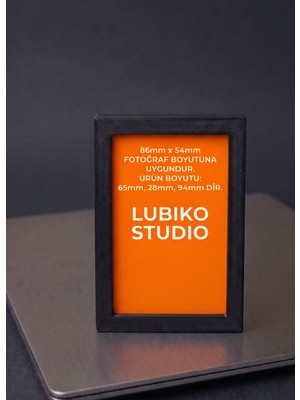 Lubiko Studio Minimalist Mini Fotoğraf Çerçevesi - Instax Uyumlu Dekoratif Masa Üstü Çerçeve - Pla Tasarım/ Hediyelik - Dekoratif
